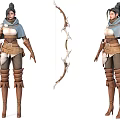 High Quality 3D Game Characters 3d model