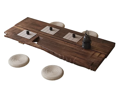 Modern Tatami Tea Table 3d model