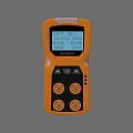 Orange Agricultural Equipment Portable Digital Gas Controller With LCD Screen For Multi Gas Detection