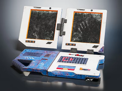 Industrial LOFT Screen Sci-Fi Screen 3d model