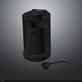 Philips Electric Coffee Maker in Black with Matching Spoon Accessory
