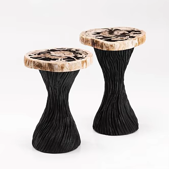 Modern coffee table art table 3d model
