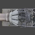 Heavy Duty Industrial Equipment With Metal Stand Cylindrical Components And Machinery Texture
