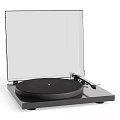 Modern Headphone Audio System With Sleek Vinyl Turntable And High Quality Sound