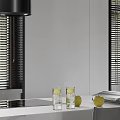 Modern Restaurant Open Kitchen Design With Island Counter And Contemporary Appliances
