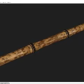 Bamboo Rolling Pin With Long Textured Surface And Jointed Design For Kitchen Use