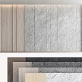 Modern Background Wall Design With Textured Wooden And Stone Panels For Home Decor