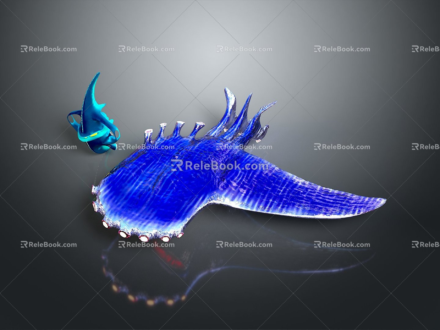 whale cartoon whale mammal marine mammal marine animal fish freshwater fish marine fish 3d model