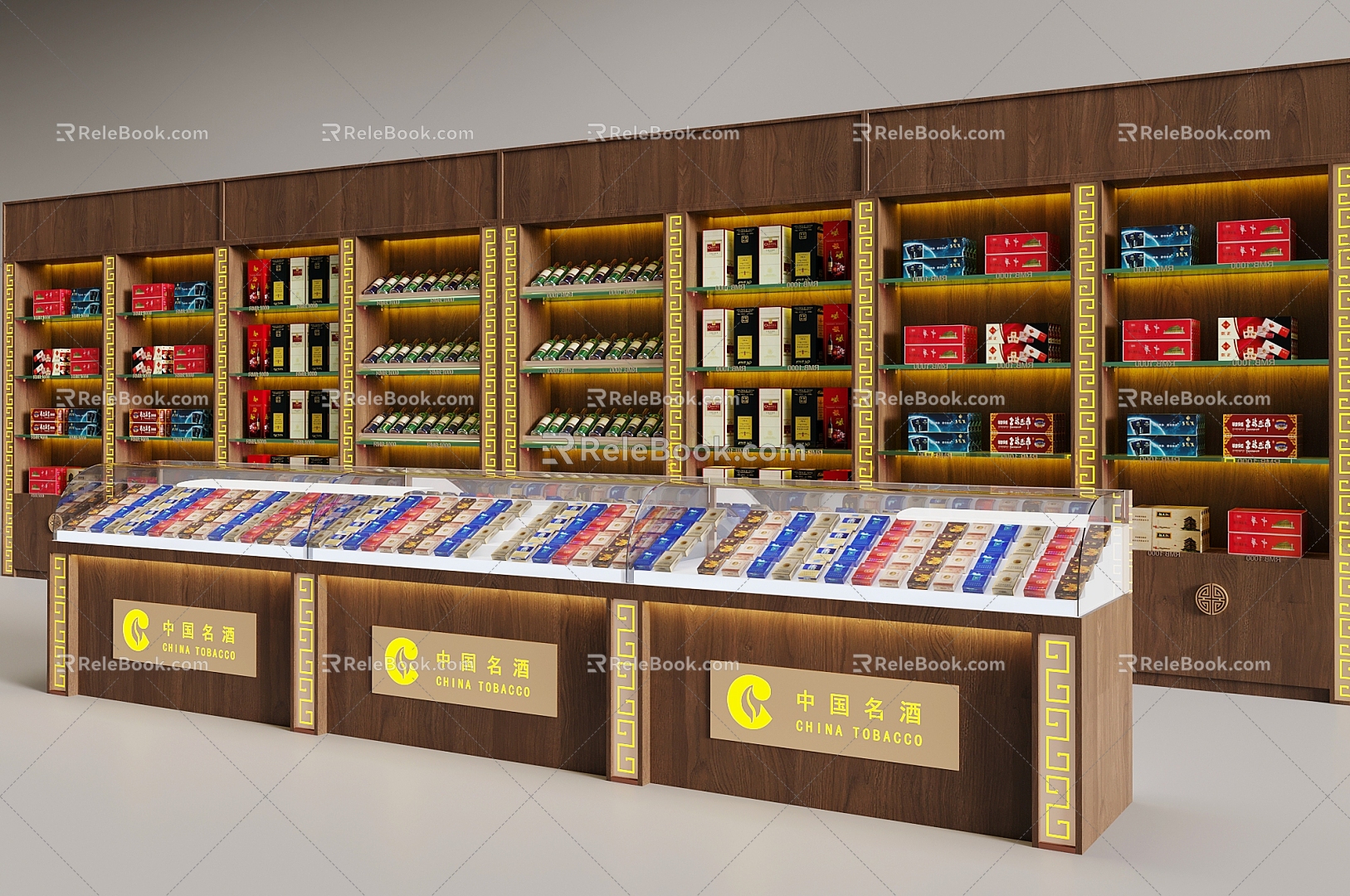 Tobacco Cabinet Wine Cabinet Display Cabinet Display Cabinet 3d model