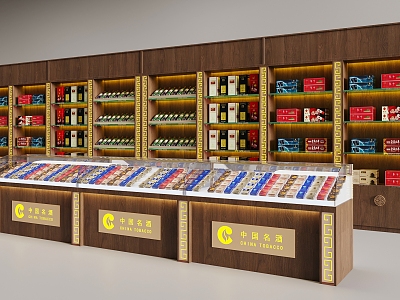 Tobacco Cabinet Wine Cabinet Display Cabinet Display Cabinet 3d model