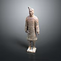 Ancient Terracotta Warrior Sculpture Detailed Handcrafted Historical Carving Artwork With Traditional Chinese Craftsmanship