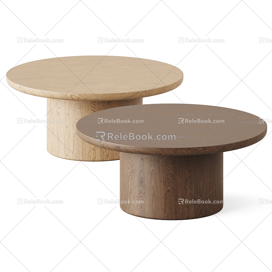 Nordic CB2 Coffee Table 3d model