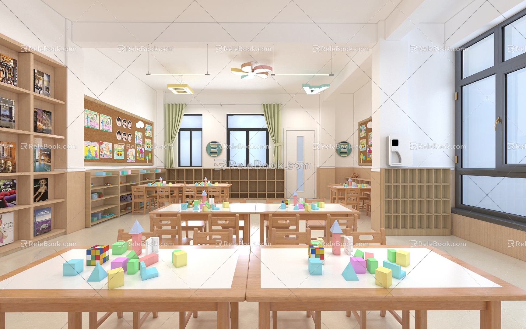 Kindergarten classroom model