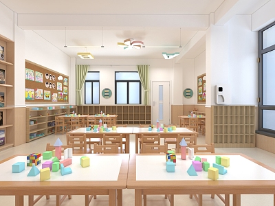 Kindergarten classroom model