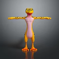 Lizard Anime Lizard Chameleon Cartoon Lizard Reptile Cold Blooded Animal Reptile Class 3d model