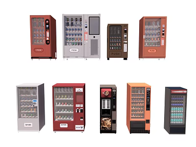 Colorful Kitchen Appliances In Various Styles For Modern Home Kitchen 3d model