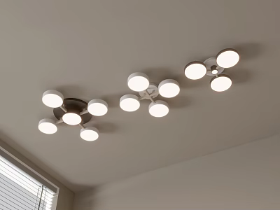 Modern Ceiling Lamp Geometric Ceiling Lamp Bedroom Lamp Art Shape Lamps Fashion Living Room Lamp 3d model