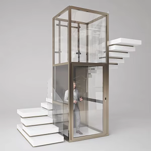 Modern Elevator 3d model