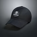 Stylish Black Hat With Skull Patch And Madche Text For Casual Daily Wear