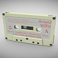 Vintage Orchestra Cassette Tape With Musical Instruments And Band Details