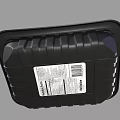 Fresh Italian Sausage Packaged in Black Plastic Tray With Label