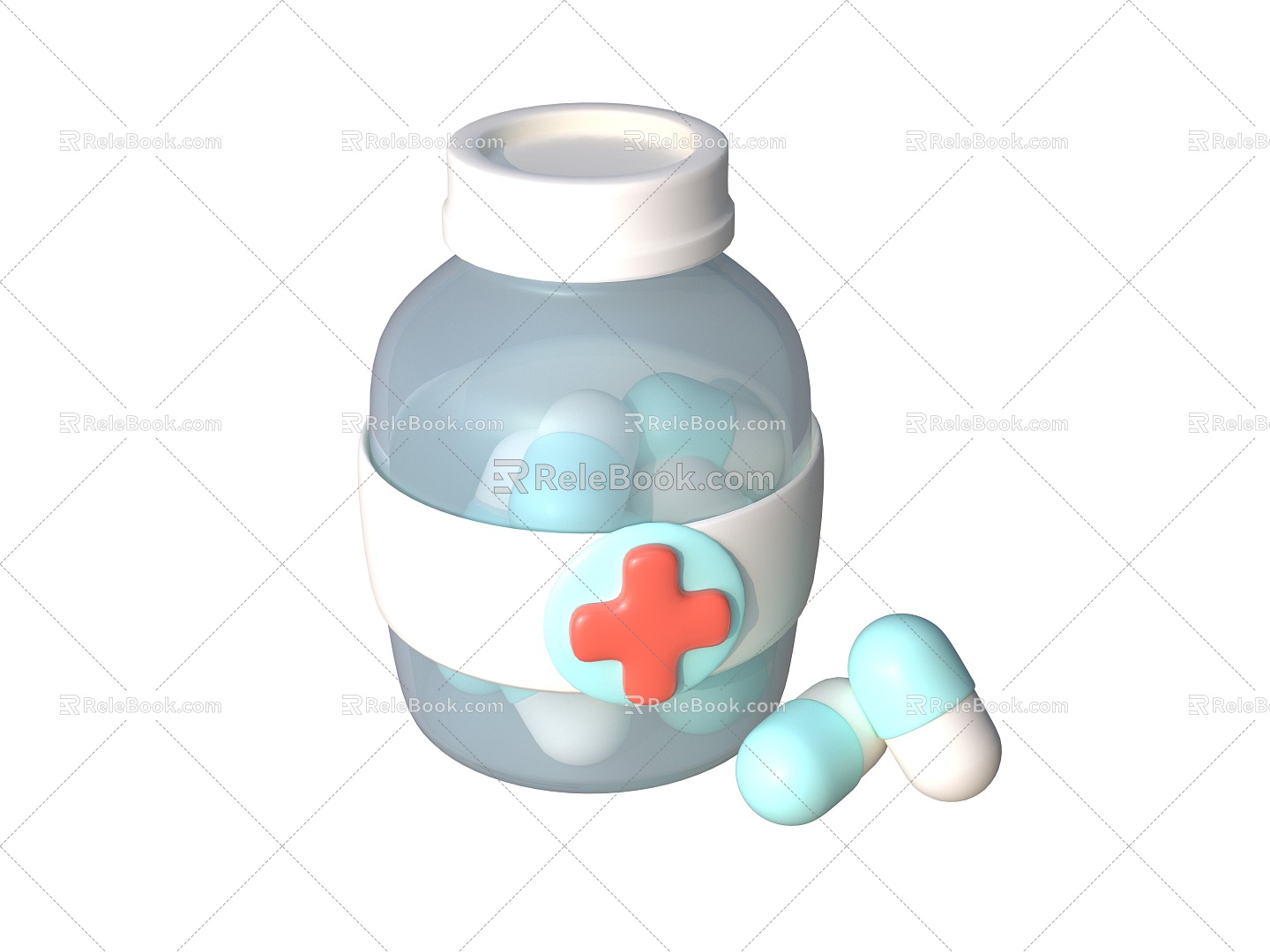 Medicine Medical Supplies Capsule Medical 3d model