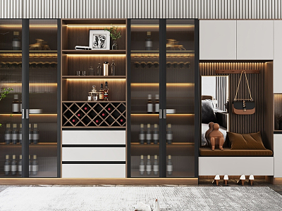 Modern Wine Cabinet model