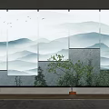 New Chinese-style roller shutter 3d model
