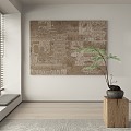 New Chinese Decorative Painting Hanging Painting 3d model