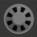 Lightsaber Prop Featuring White Blade And Black Silver Hilt Design