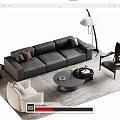 Sofa coffee table 3d model