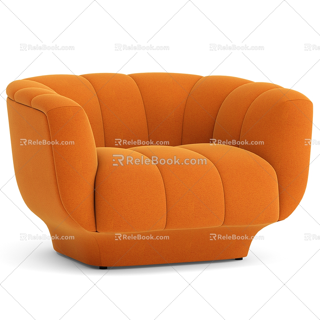 Roche Bobois single sofa 3d model