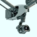 Advanced Professional Unmanned Aircraft With Multi Rotor Propellers And Mounted Camera
