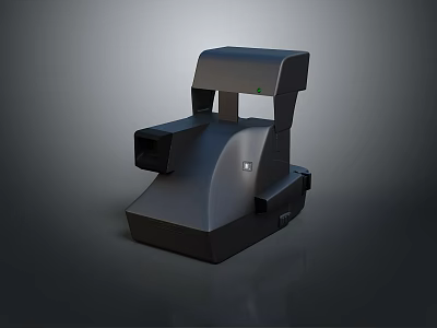 Black Computer Flatbed Scanner With Modern Design For Digital Office Use 3d model