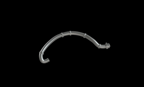 Modern Pipe Parts 3d model