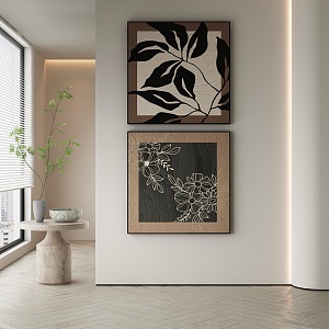 modern decorative painting 3d model