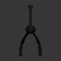 Sturdy Iron Art Tripod Stand With Heavy Duty Metal Construction And Stable Base Design