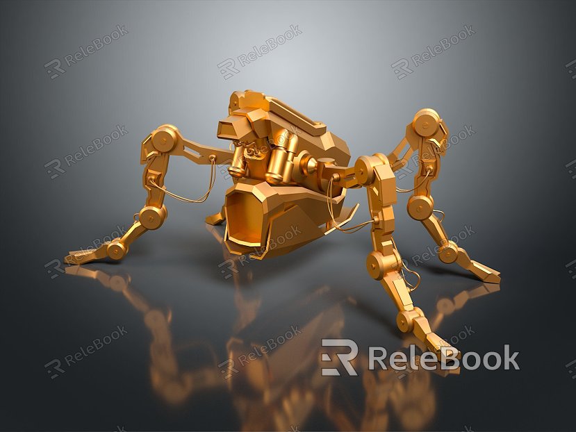 Mech tank mech insect mech spider crab machine crab mechanical crab mech crab model