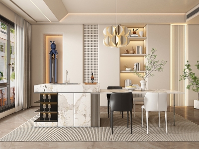 Modern Restaurant 3d model