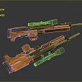 High Quality Sniper Rifles With Wooden Stocks Tactical Scopes And Metal Barrels