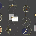 Light Luxury Clock 3d model