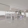 Elegance Nails Mall Store Interior With Nail Eyelash Services And Display Counters
