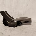 Modern Lounge Chair With Sleek Curved Lines And Minimalist Design