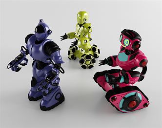 Modern Robot Toy Robot 3d model