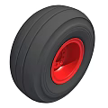 High Quality Black Tire With Red Rim And Multiple Bolt Holes Design