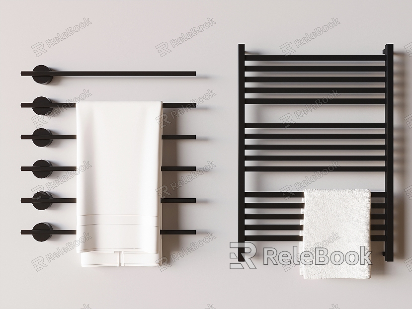 Modern Towel Bar Towel Rack Wall Hanging Towel Bar model