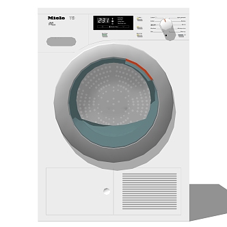 Modern washing machine 3d model