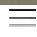 Sleek Modern Linear Wall Sconces With Three Color Options For Home Interior Lighting 3d model