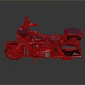 Black Touring Motorcycle With Streamlined Design Rear Storage Compartment And Chrome Accents