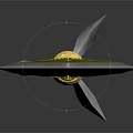 Traditional Decorative Spear With Brown Shaft And Green White Spearhead On Dark Background